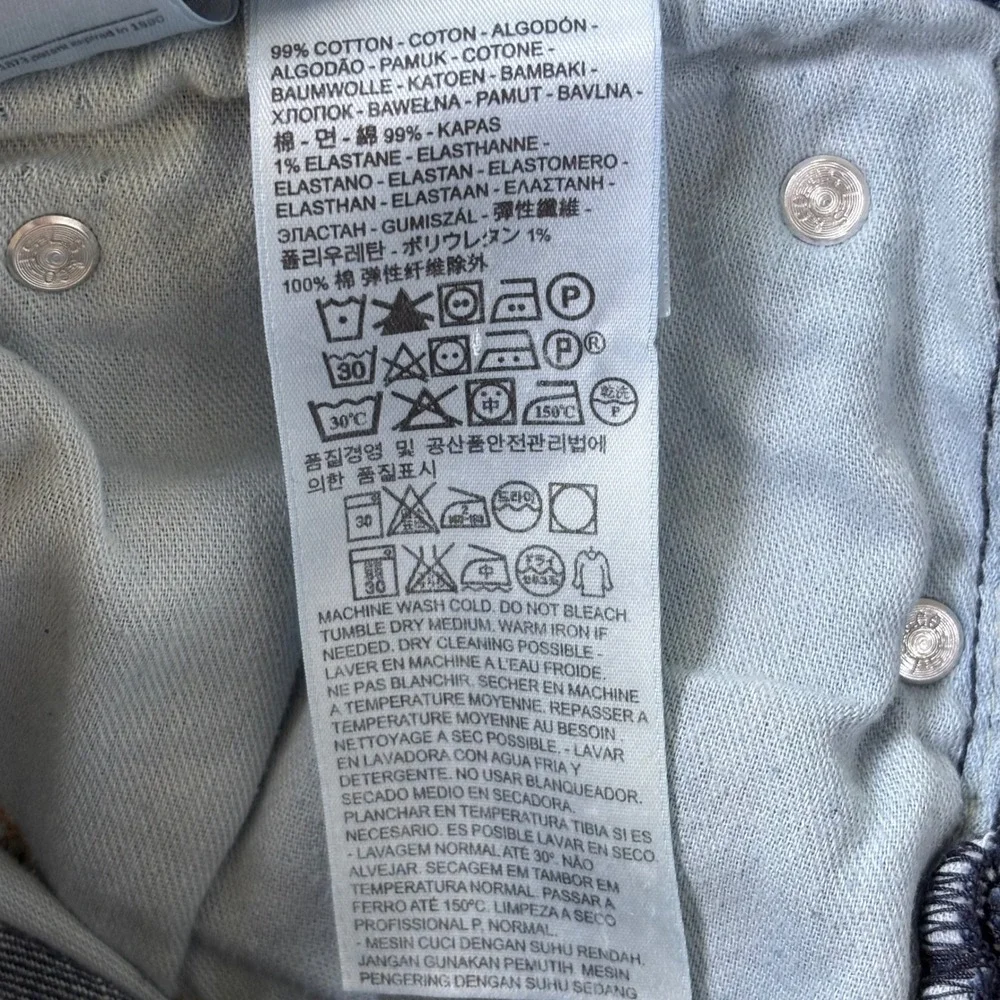 Levis 505 Regular Fit Straight Leg Blue‎ Denim Jeans Mens W40 L30